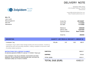 Zolpidem Delivery Proof 3
